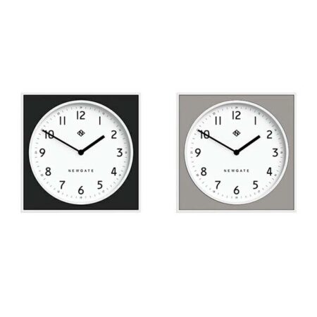 四角と丸の掛け時計。NEWGATE ニューゲート Burger&Chips-wall clock