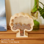 木の貯金箱。KIKKERLAND Money Tree Bank